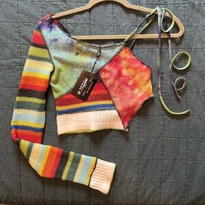 Jaded London One Sleeve Cut & Sew Top